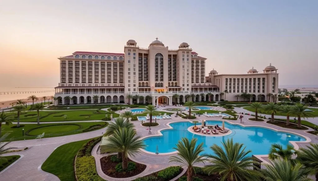The St. Regis Doha exterior with beach view The St. Regis Doha exterior with beach view