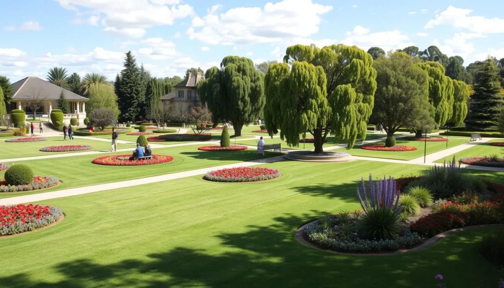 The beautiful Albury Botanic Gardens, one of the best things to do in Albury New South Wales