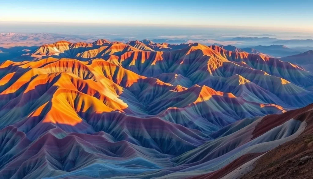 The colorful peaks of Serranía de Hornocal, Argentina's Rainbow Mountain