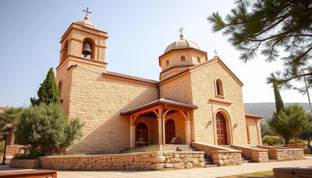 The historic Saydet El Ghassalet Church in Kobayat Lebanon