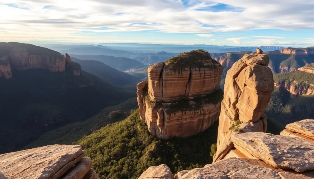 Three Sisters rock formation in Blue Mountains National Park