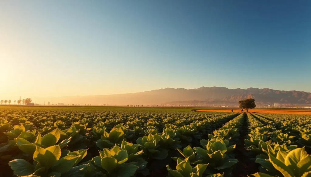 Tobacco fields with mountains in background near Consolacion del Sur