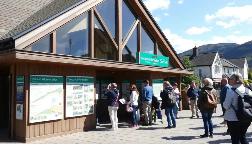 Tourist information center in Aberfoyle, Trossachs National Park
