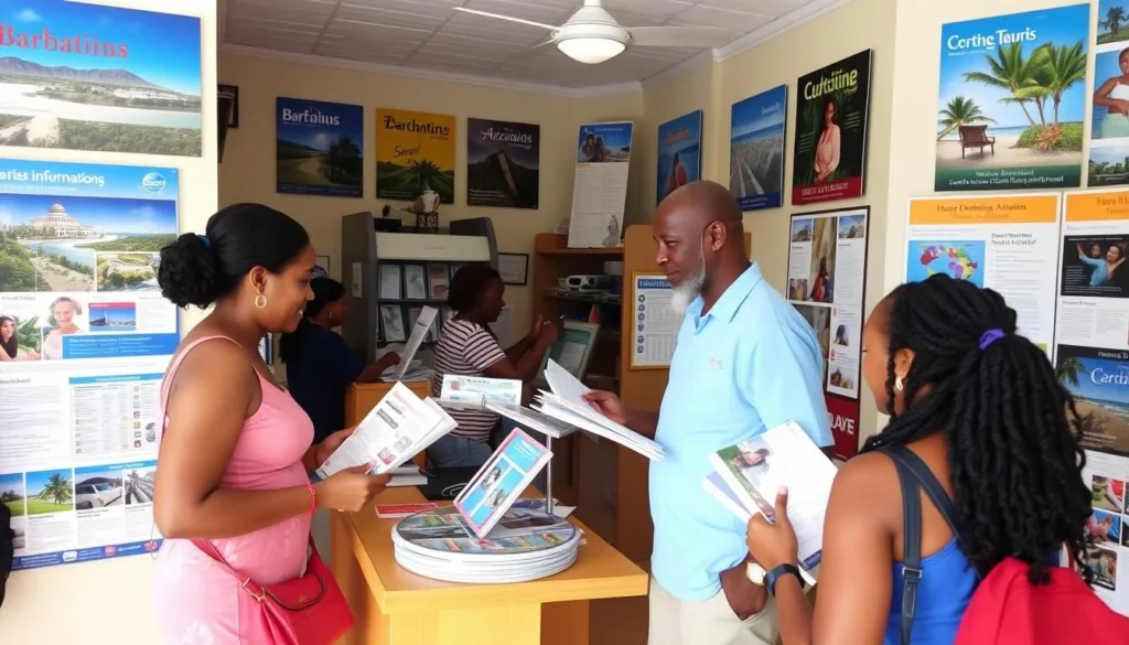 Tourist information center in Holetown providing maps and local advice to visitors