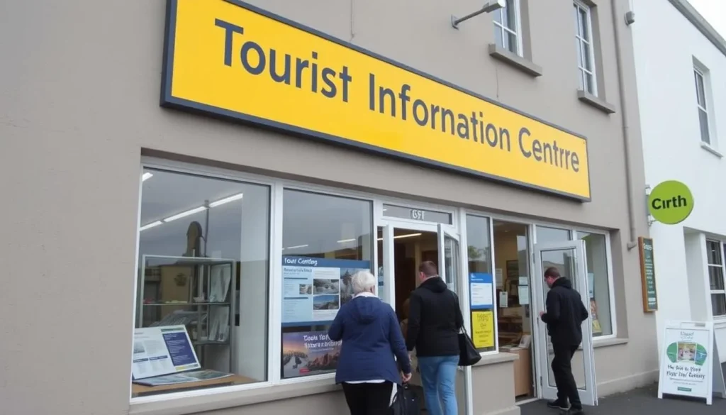 Tourist information center in Stanley, East Falkland Island