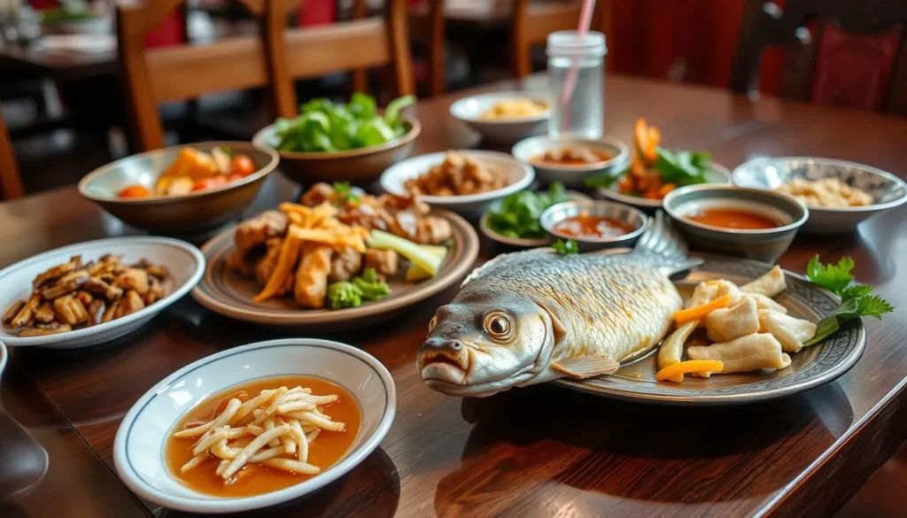 Traditional Batak cuisine served in Pematangsiantar restaurant