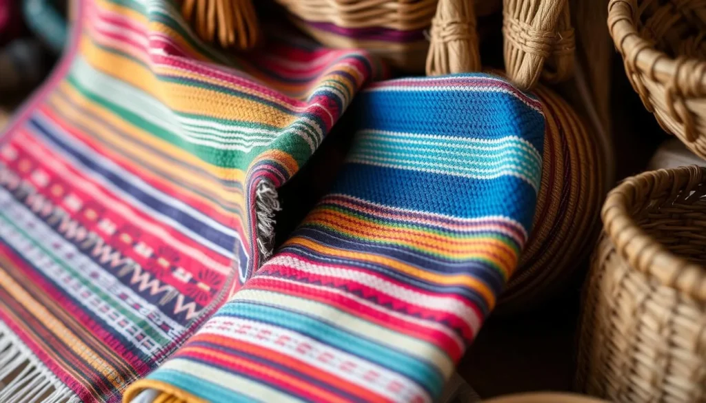 Traditional Lao textiles and handicrafts from Xam Neua region
