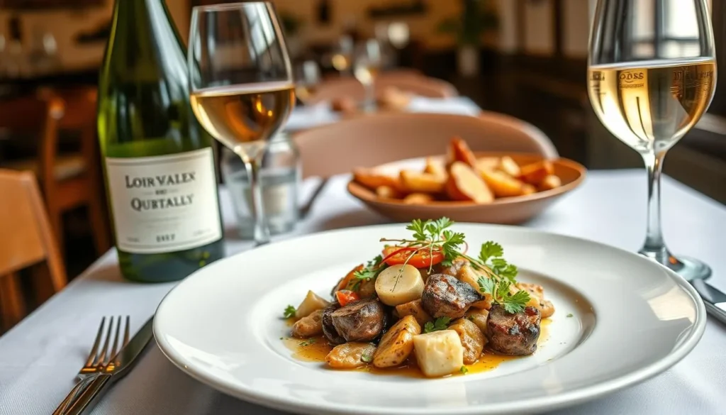 Traditional Loire Valley cuisine in Orleans France restaurant