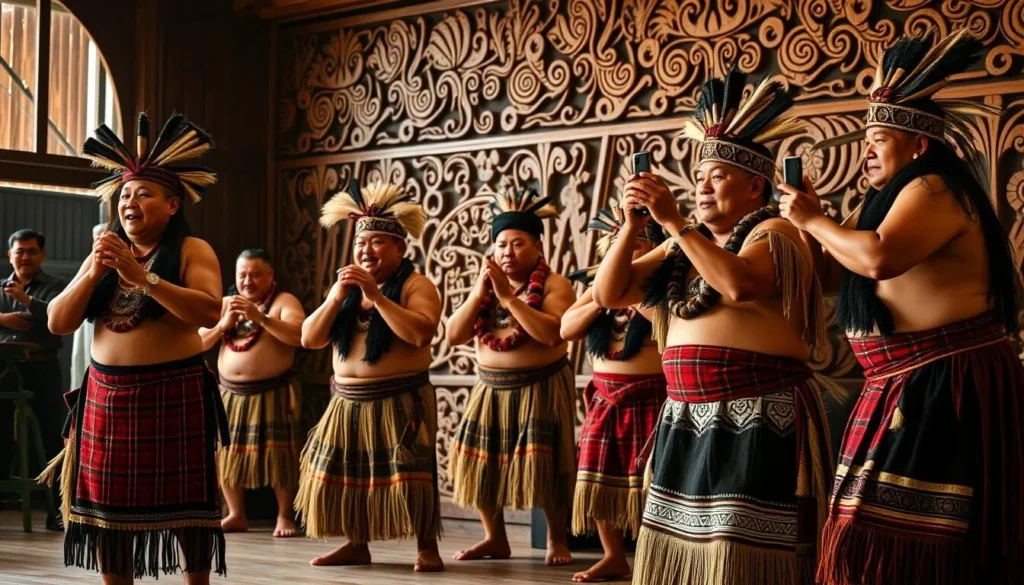 Traditional Māori carving and cultural performance in Gisborne