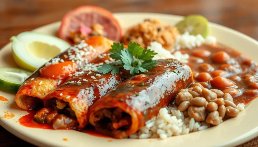 Traditional Mexican food from the Zacatecas region including local specialties