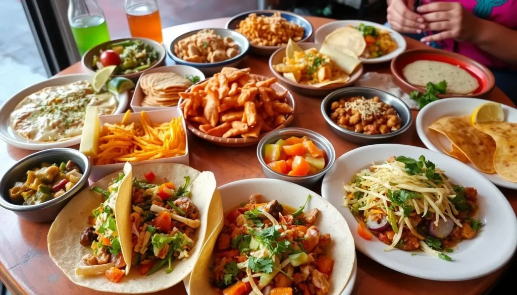 Traditional Mexican food served at restaurants near El Tepeyac National Park