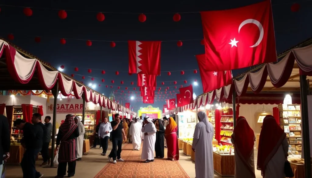 Traditional Qatari cultural festival with performances and crafts in Al Shamal