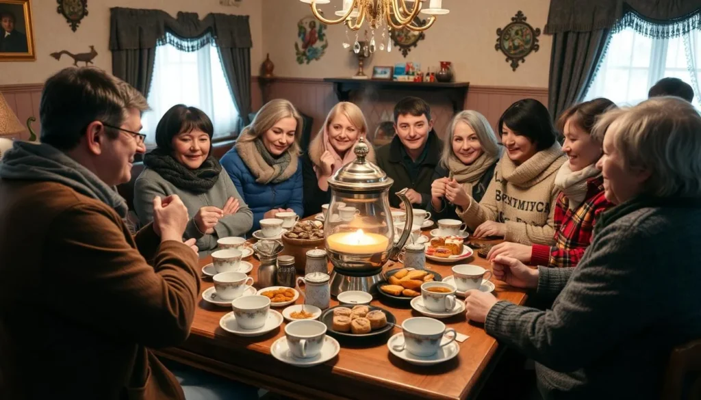 Traditional Russian hospitality with tea ceremony in Kemerovo Traditional Russian hospitality with tea ceremony in Kemerovo