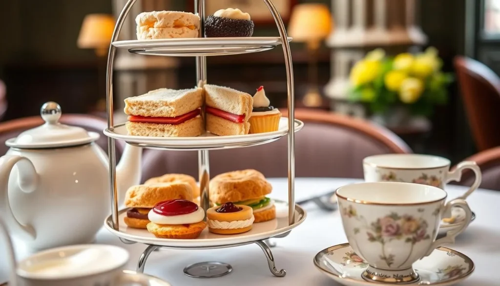 Traditional afternoon tea at The Grand Café in Oxford with scones, sandwiches and tea - Oxford England best things to do Traditional afternoon tea at The Grand Café in Oxford with scones, sandwiches and tea - Oxford England best things to do