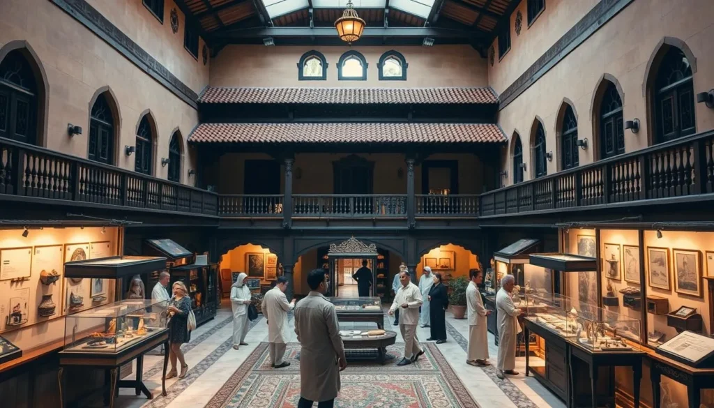 Traditional architecture and cultural exhibits at Heritage Village in Dammam Traditional architecture and cultural exhibits at Heritage Village in Dammam