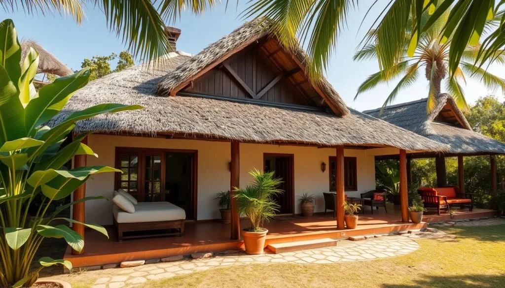 Traditional guesthouse in Soavinandriana with garden view