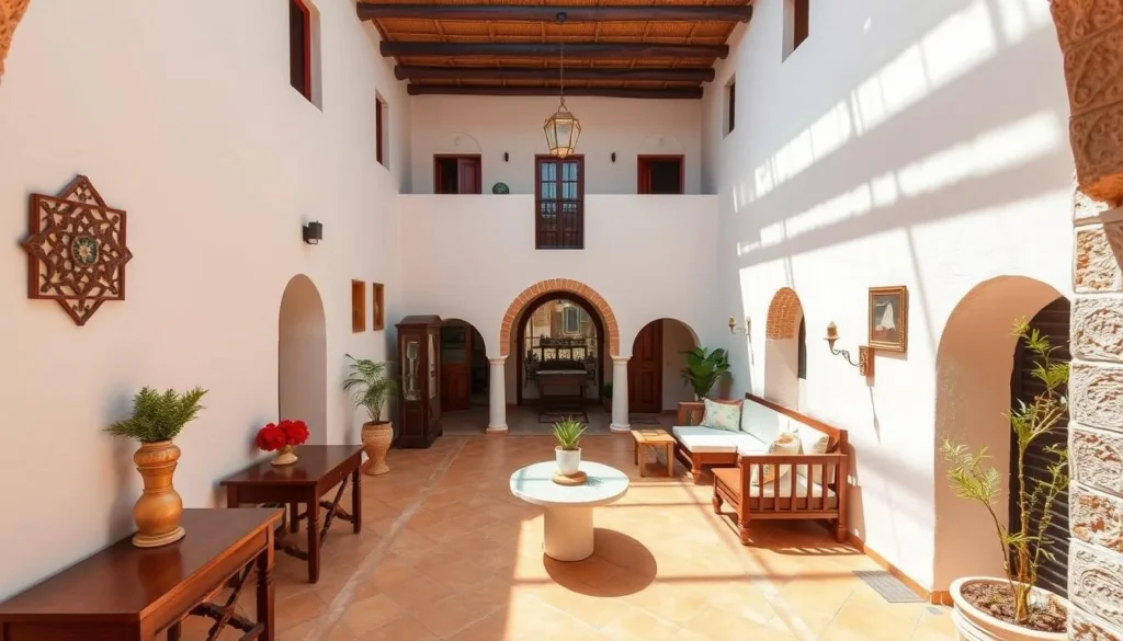 Traditional hotel in Medenine, Tunisia with authentic architecture and comfortable amenities