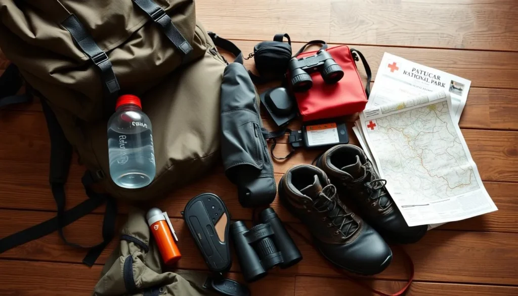 Traveler packing essential gear for Patuca National Park expedition Traveler packing essential gear for Patuca National Park expedition