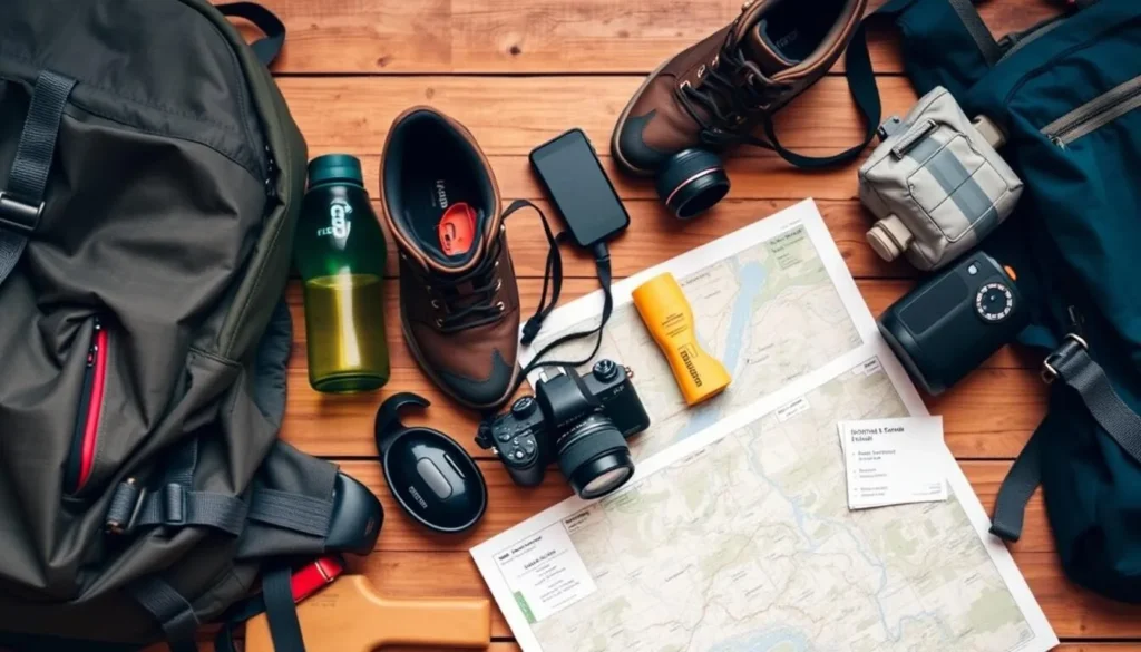 Traveler packing essentials for a trip to Dong Hua Sao National Protected Area
