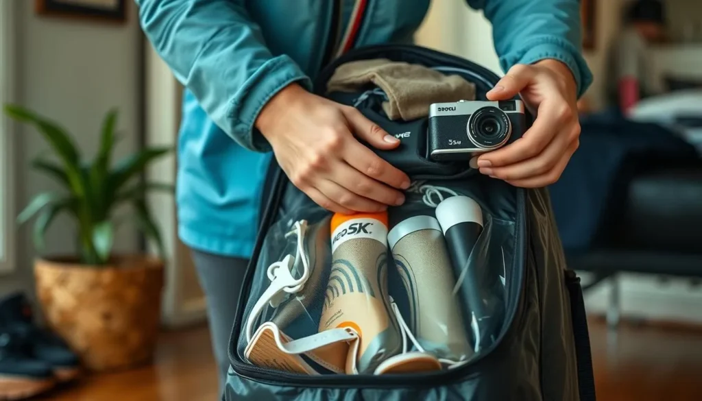 Traveler packing waterproof gear for Nuqui trip Traveler packing waterproof gear for Nuqui trip