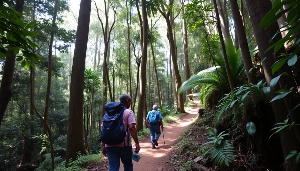 Trekking through pristine rainforest in Betung Kerihun National Park