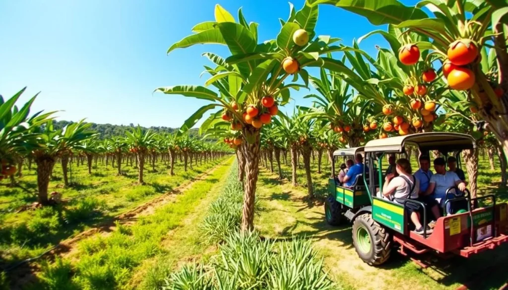 Tropical Fruit World plantation near Kingscliff with exotic fruits