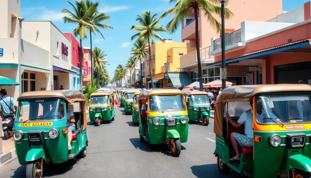 Tuk-tuks and local transportation options in Playas Ecuador Tuk-tuks and local transportation options in Playas Ecuador
