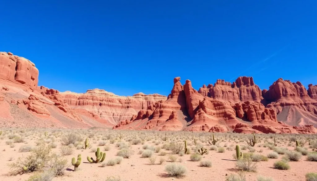 Valle de los Machos with distinctive rock formations near Tupiza