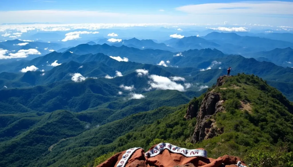 View from La Picucha Peak in Sierra de Agalta National Park