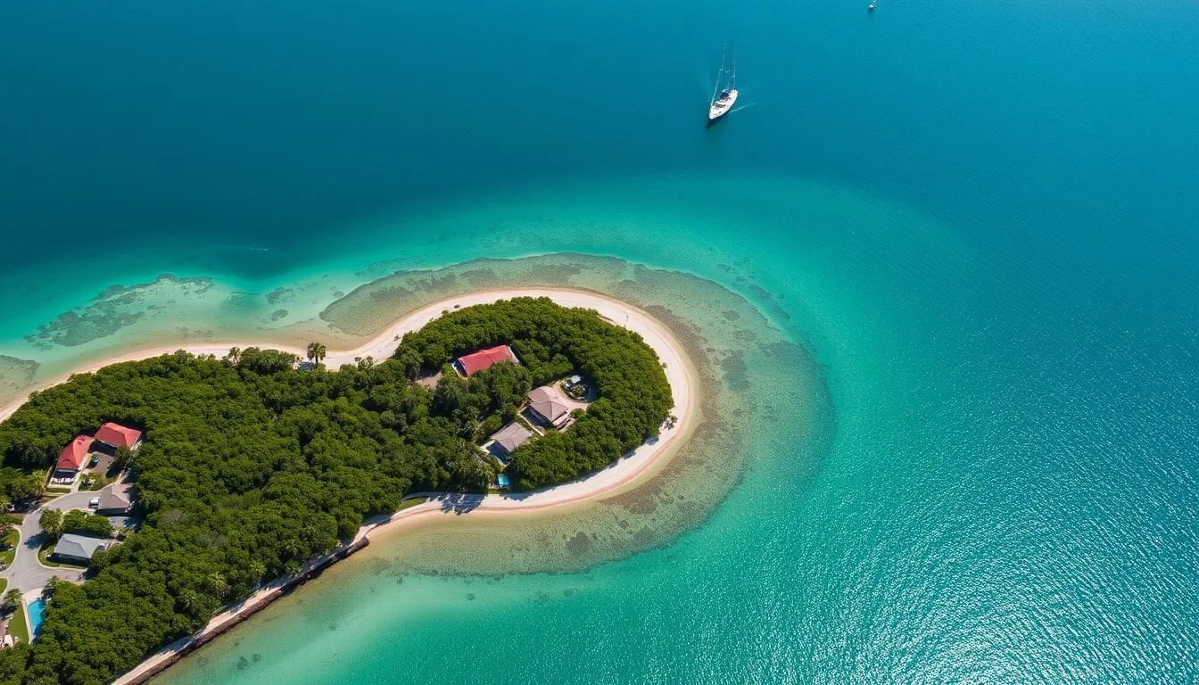 View of Big Coppitt Key, Florida beach scene.