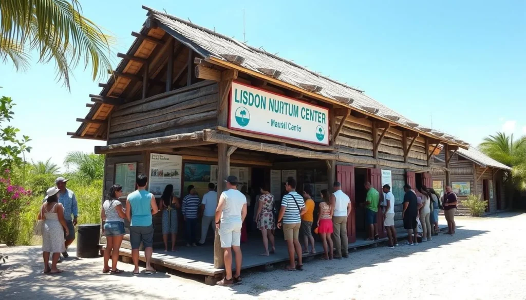 Visitor center and small museum on Isla Contoy