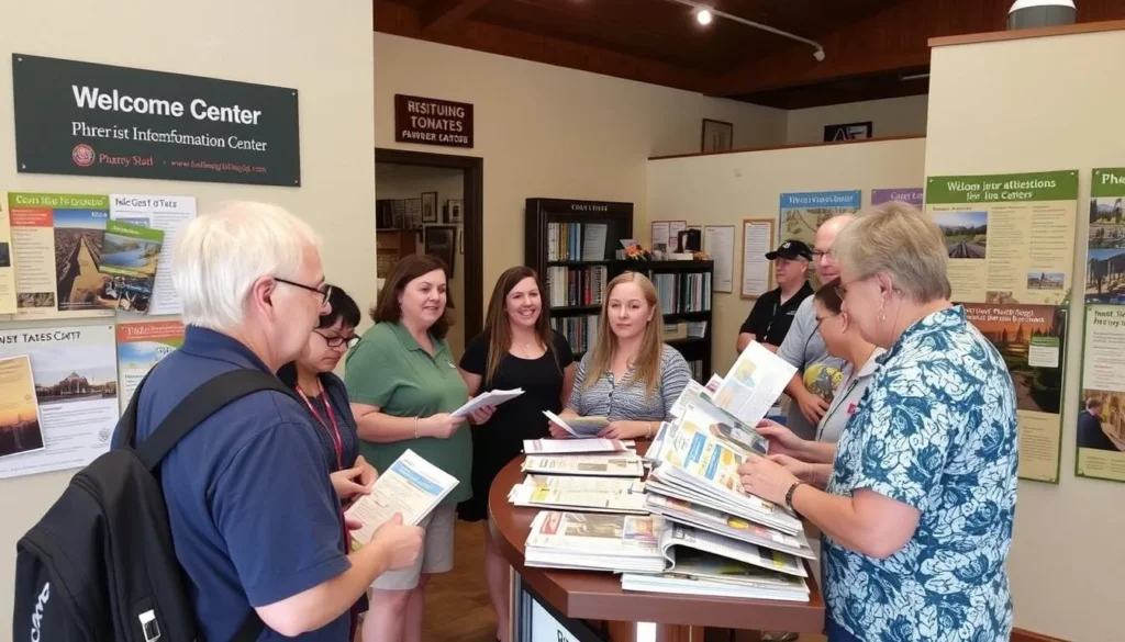 Visitor center in Pharr providing information to tourists Visitor center in Pharr providing information to tourists