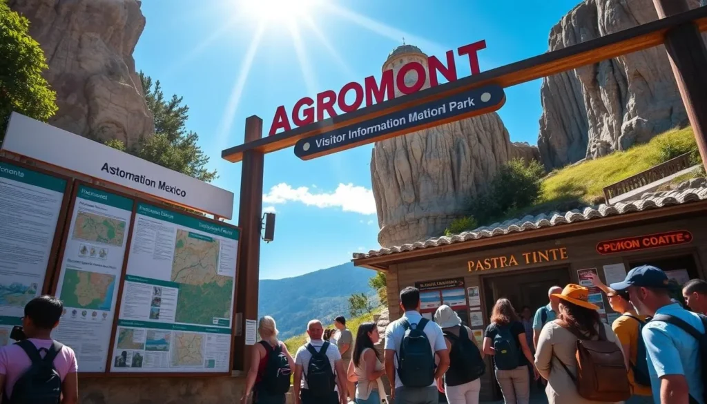 Visitor information center at Sacromonte National Park entrance Visitor information center at Sacromonte National Park entrance