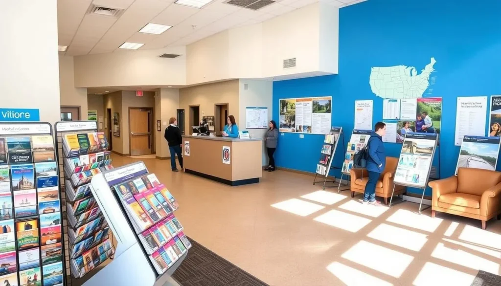 Visitor information center in Huntsville Texas with brochures and maps Visitor information center in Huntsville Texas with brochures and maps