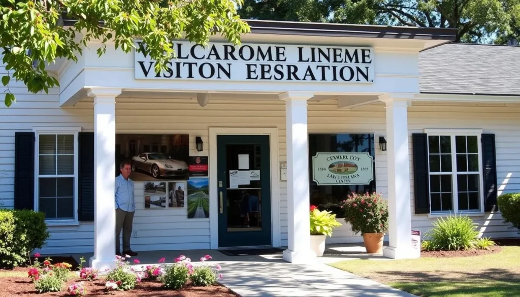 Visitor information center in Newberry, South Carolina