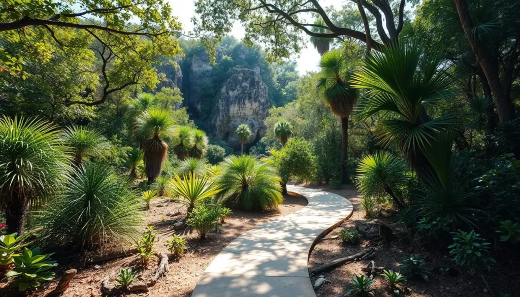 Walking trail through the ecological reserve at Dzibilchantun National Park