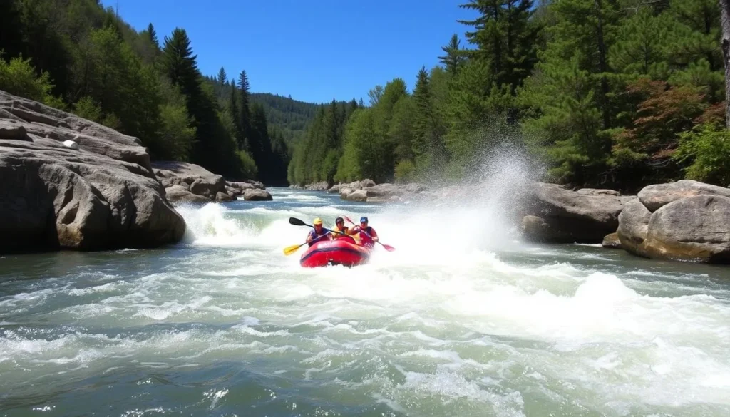 Whitewater rafting on the Youghiogheny River in Ohiopyle State Park, Laurel Highlands