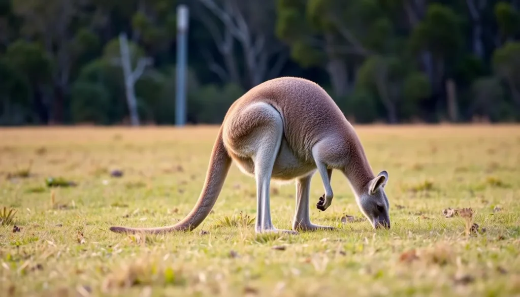 Wildlife in Royal National Park showing an Eastern Grey Kangaroo in natural habitat