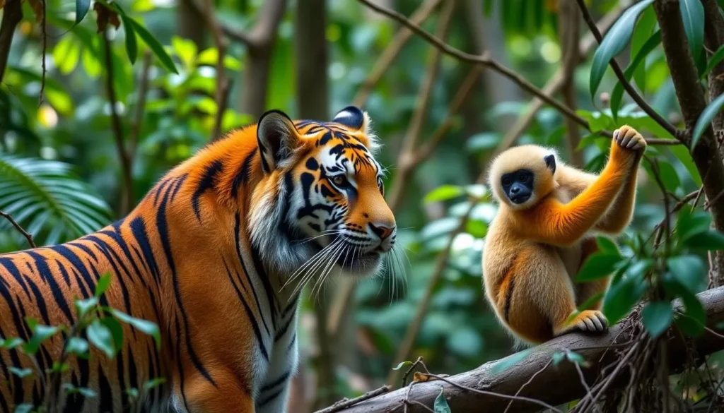 Wildlife spotting in Kerinci Seblat National Park with endemic species