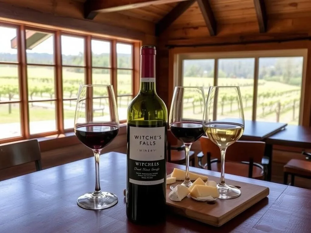 Wine tasting at Witches Falls Winery on Tambourine Mountain