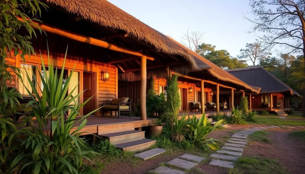 Zombitse Ecolodge accommodations near the national park