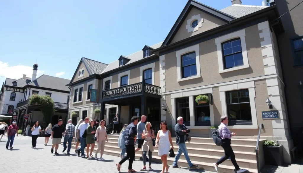 A boutique hotel in Dunedin with historic architecture and modern amenities