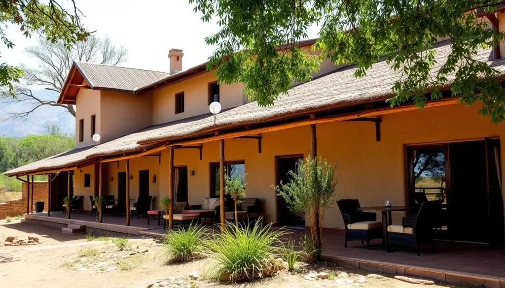 Accommodation options near Sof Omar Caves Ethiopia showing a comfortable lodge