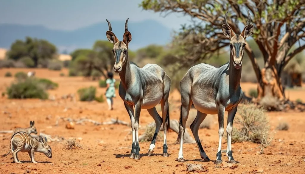 African wild ass in Yangudi Rassa National Park Ethiopia