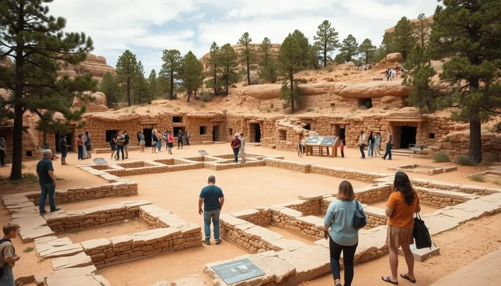 Ancient Puebloan ruins at Walhalla Glades on the Kaibab Plateau Ancient Puebloan ruins at Walhalla Glades on the Kaibab Plateau