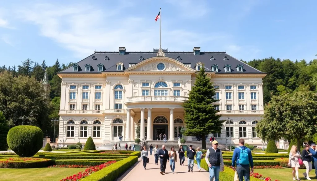 Baden-Baden's elegant Kurhaus and gardens