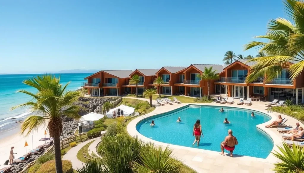 Beachfront accommodation on the Coromandel Peninsula, New Zealand