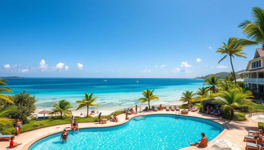 Beachfront resort in Simpson Bay with swimming pool and ocean view Beachfront resort in Simpson Bay with swimming pool and ocean view