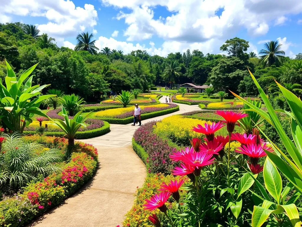 Beautiful flowers and plants at Mrs. Stephenson's Garden in Mandeville