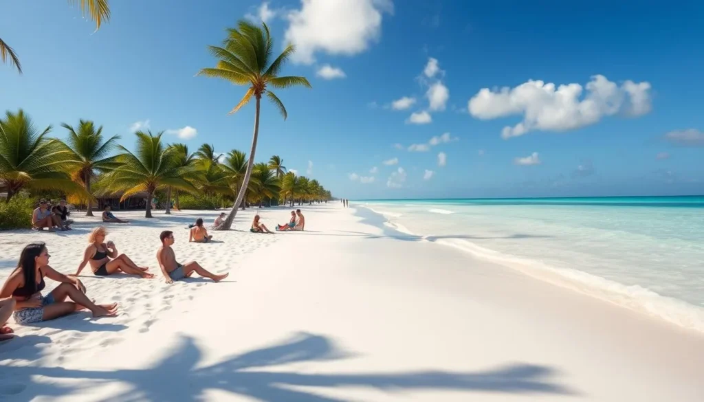 Beautiful white sand beach at Bahia Honda State Park near Little Torch Key Beautiful white sand beach at Bahia Honda State Park near Little Torch Key